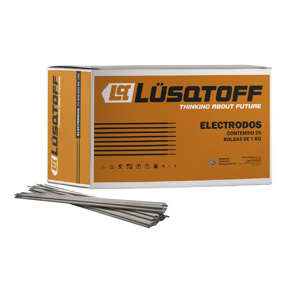 Caja De Electrodos 6013 2 5mm X 25kg Lusqtoff LQ6013 250 Ferromar