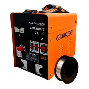 Soldadora mig flux 100 + Rollo de alambre - Lusqtoff SML100-7