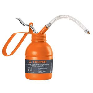 Aceitera de 180 ml 6 oz con aplicador flexible - Truper 14870