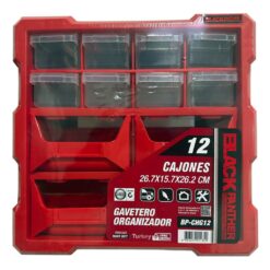 Organizador 12 Cajones 267x157x262h mm - BlackPanther BP-CHG12