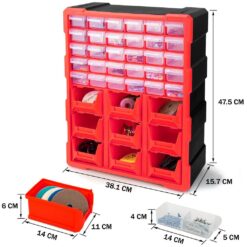 Alternative view of Organizador 39 Cajones 381x157x475h mm - BlackPanther BP-CHG39