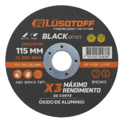 Disco de Corte para Metal / Acero Inoxidable 115x1.2x22 - Lusqtoff DCL11510