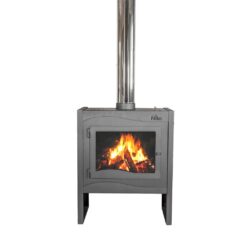 Calefactor a leña 15.000 KCAL/H - Wichi 70 Color Negro - Ñuke