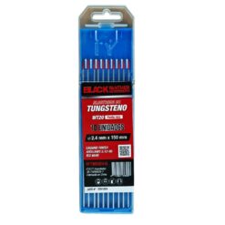 Electrodo Varilla de Tungsteno TIG Rojo WT20  2.4 mm x 150 mm - Black Panther BP-TWRED2415