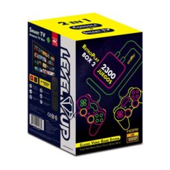 Consola Retro Play LT 2 en 1 + Smart Tv + Consola Multi-emuladora + 2 Joysticks + Control Remoto - Level Up 242000002