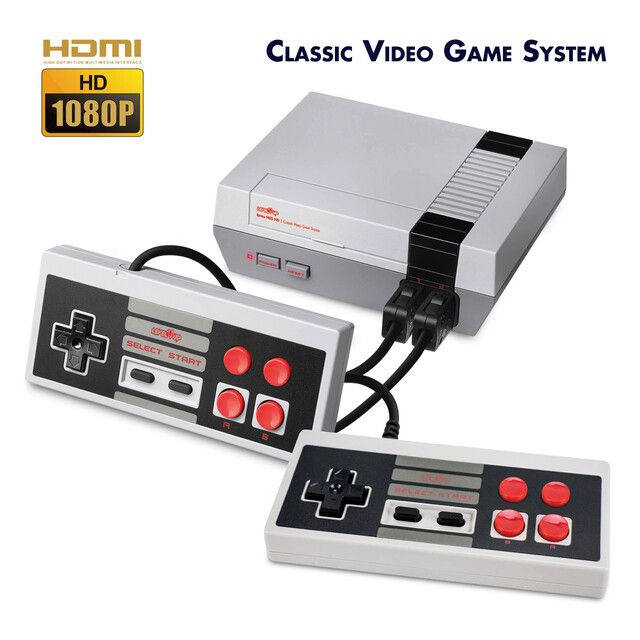 Consola Retro Nes AV-HDMI 500 Juegos Integrados + 2 Joysticks - Level Up 221100043