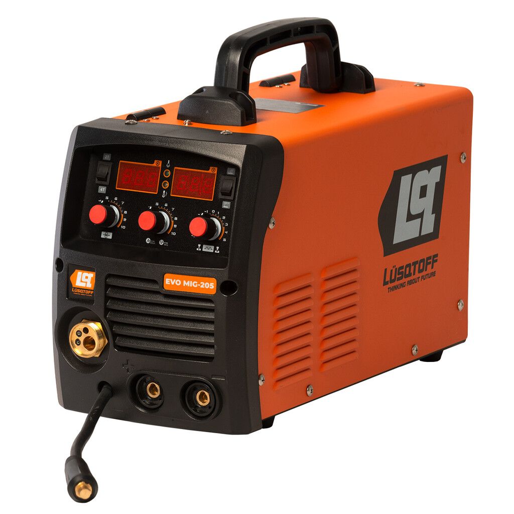 Soldadora inverter 30-180A - MMA-MIG DUAL - Lusqtoff EVO MIG-205