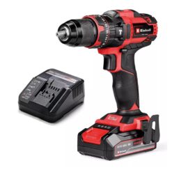 Taladro percutor 13mm con batería 2,5 Ah y cargador - Einhell TE-CD 18/44 Li-i (1x2,5Ah)