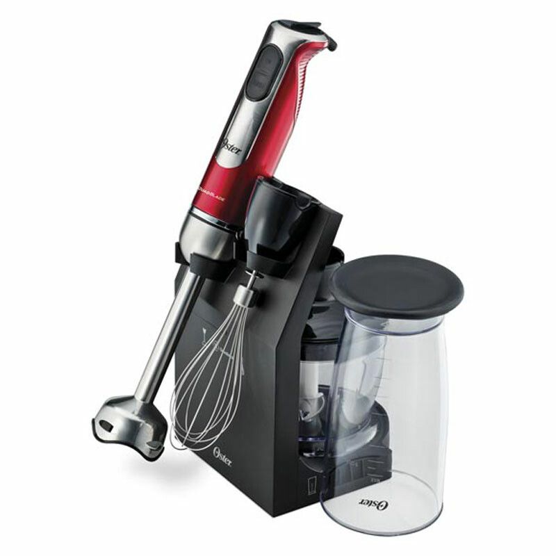 Batidora de Mano 2801 Roja con Accesorios - Stick Mixer 2801 RED - Oster FPSTHB2801