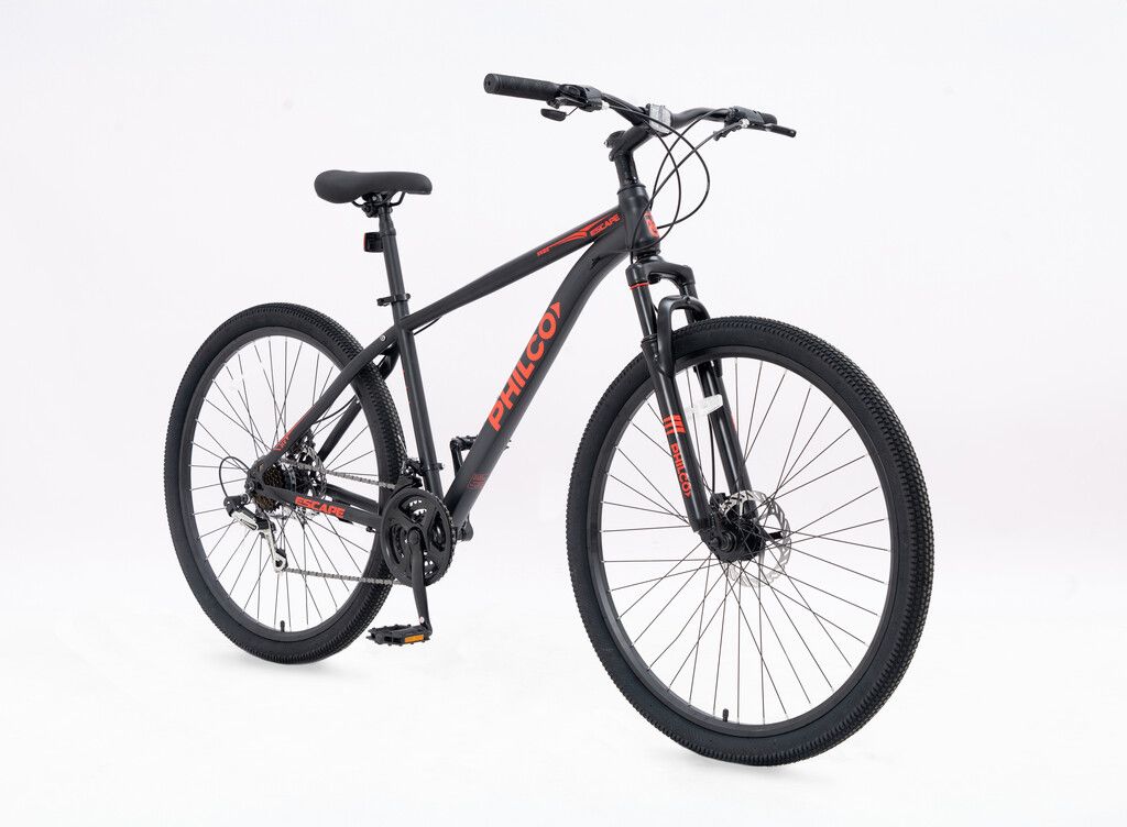 Bicicleta MTB Acero R 29 Escape Eco 21 Velocidades Color Negro Talle M/18 - Philco 94PMPHECONEGP