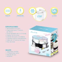 Yogurtera 7 Frascos YM750 - Smart-Tek 416000008 - Imagen 8