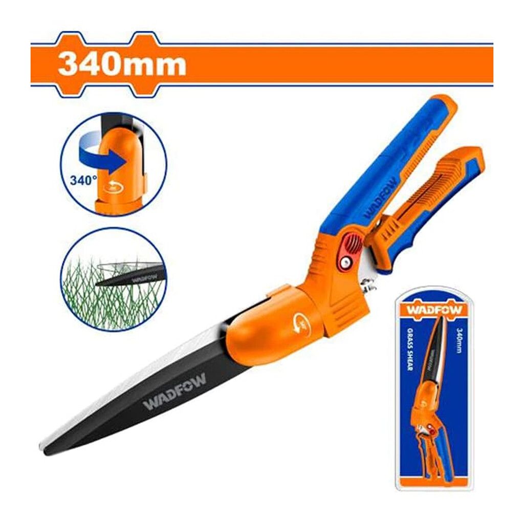 Cizalla para Cesped 13'' 340MM - Wadfow WDFWPA2602 - Imagen 2