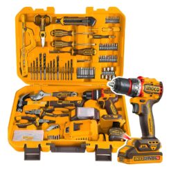 Alternative view of HKTHP11651-4 Set Taladro (P20S) CIDLI20668 + Bateria 2Ah + Cargador 2Ah + 162 Accesorios Industrial - Ingco 701158