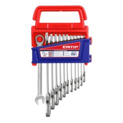 Juego de llaves combinadas flexibles 12 pzs - Emtop EMTECSS101203