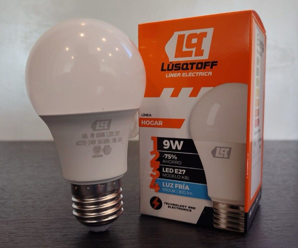 Lampara LED 9W Luz Fria