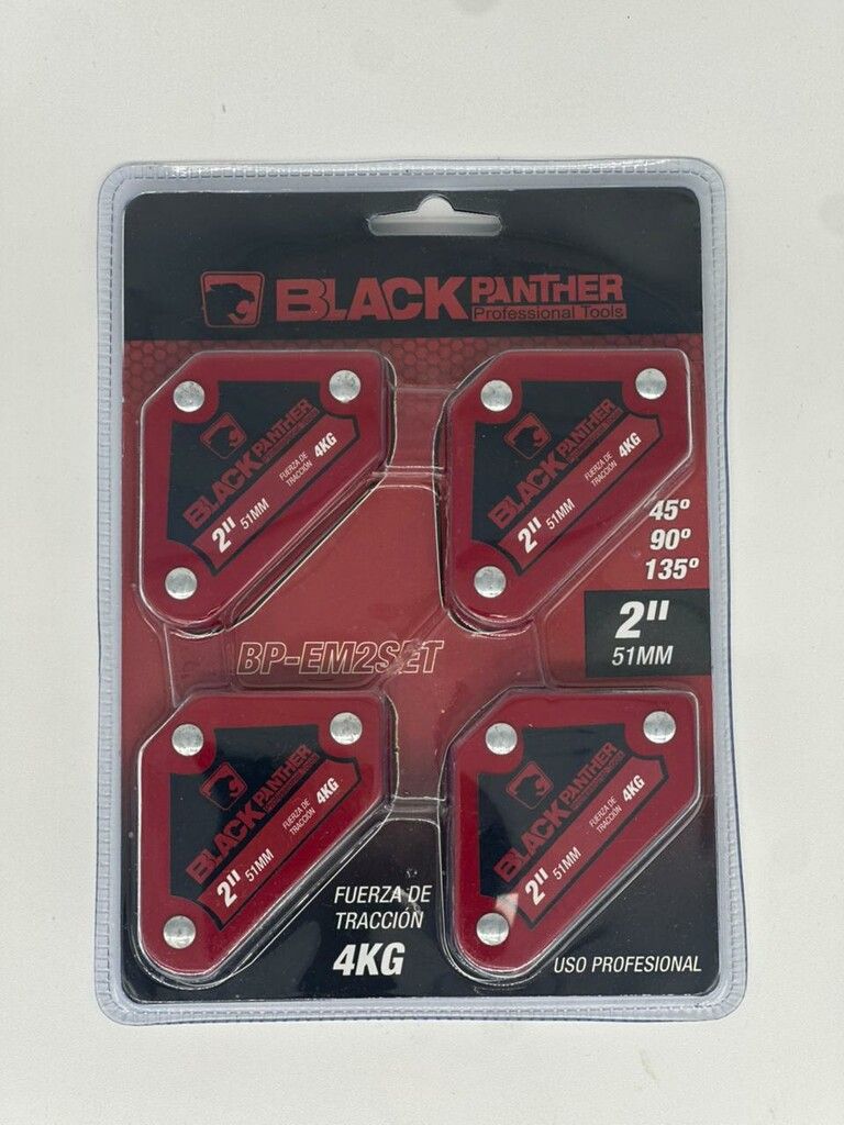 Set de Escuadras Magneticas para Soldar 2'' 51MM 4 Piezas