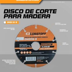 Alternative view of Disco de Corte para Madera