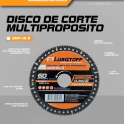 Alternative view of Disco de Corte Multiproposito