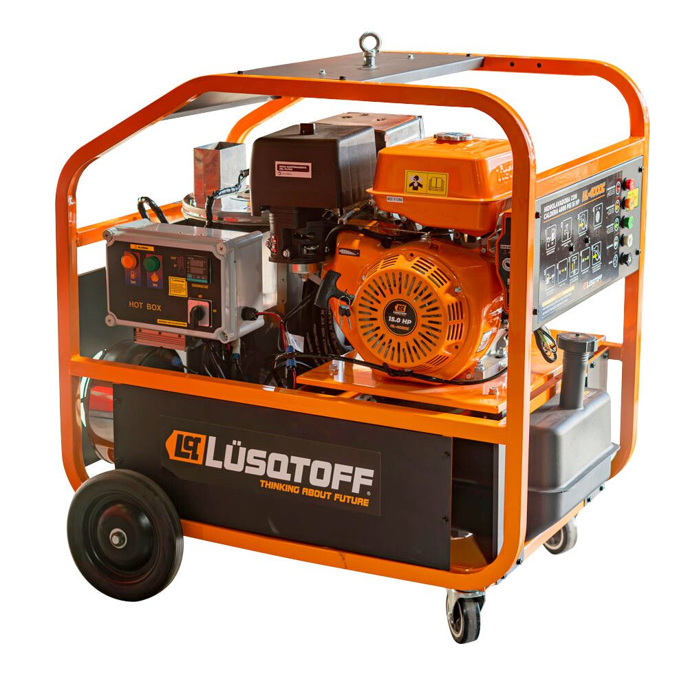 HIDROLAVADORA CON CALDERA 4000 PSI 15HP