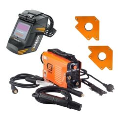 Soldadora inverter 80a + Máscara fotosensible + 2 Escuadras - Lusqtoff MegaIron100