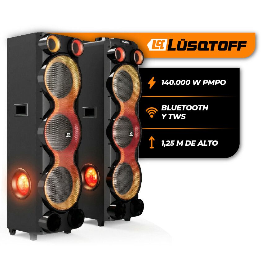 Sistema de Audio Potenciado Thunder C 12'' - Lusqtoff LQE56