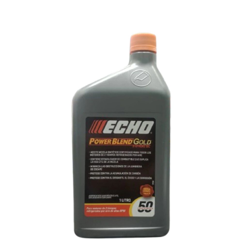 ECHO Power Blend Gold Aceite 2 Tiempos 1 Litro JASO FD